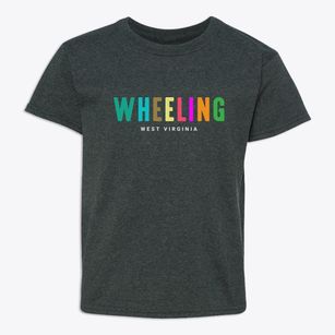 Wheeling West Virginia Color Pop Youth T-shirt