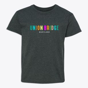 Union Bridge Maryland Color Pop Youth T-shirt