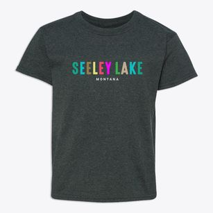 Seeley Lake Montana Color Pop Youth T-shirt