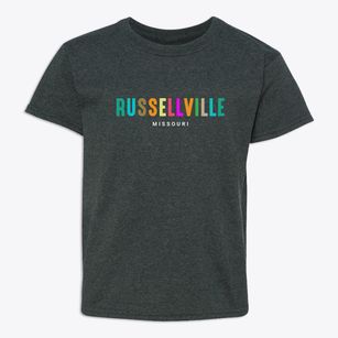 Russellville Missouri Color Pop Youth T-shirt