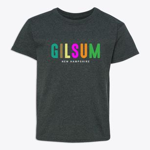 Gilsum New Hampshire Color Pop Youth T-shirt