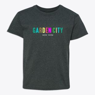 Garden City New York Color Pop Youth T-shirt
