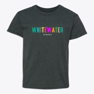 Whitewater Kansas Color Pop Youth T-shirt