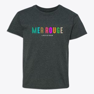 Mer Rouge Louisiana Color Pop Youth T-shirt