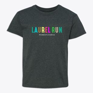 Laurel Run Pennsylvania Color Pop Youth T-shirt