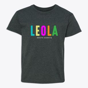 Leola South Dakota Color Pop Youth T-shirt