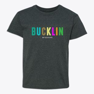 Bucklin Missouri Color Pop Youth T-shirt