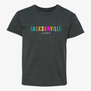 Jacksonville Illinois Color Pop Youth T-shirt