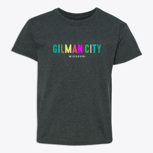 Gilman City Missouri Color Pop Youth T-shirt