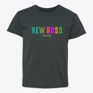 New Ross Indiana Color Pop Youth T-shirt