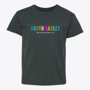 South Hadley Massachusetts Color Pop Youth T-shirt