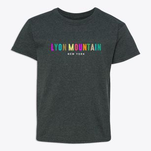Lyon Mountain New York Color Pop Youth T-shirt