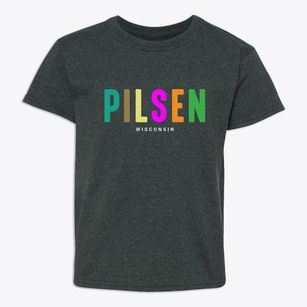 Pilsen Wisconsin Color Pop Youth T-shirt