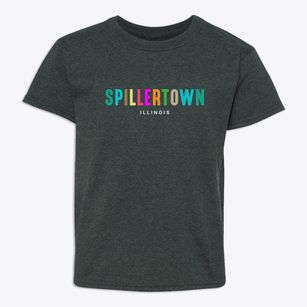 Spillertown Illinois Color Pop Youth T-shirt