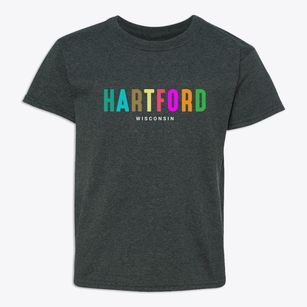 Hartford Wisconsin Color Pop Youth T-shirt