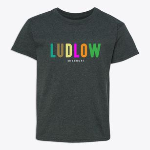 Ludlow Missouri Color Pop Youth T-shirt