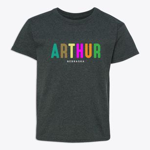 Arthur Nebraska Color Pop Youth T-shirt