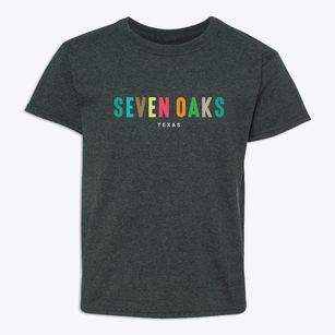 Seven Oaks Texas Color Pop Youth T-shirt