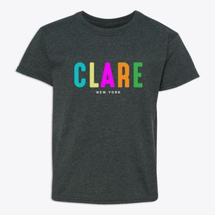Clare New York Color Pop Youth T-shirt