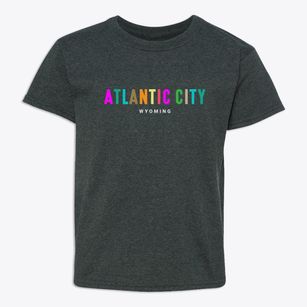 Atlantic City Wyoming Color Pop Youth T-shirt
