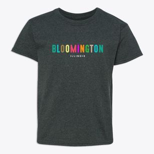 Bloomington Illinois Color Pop Youth T-shirt