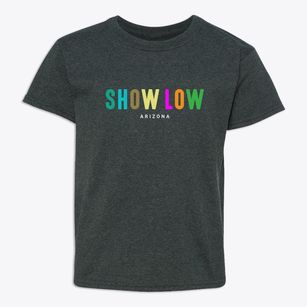 Show Low Arizona Color Pop Youth T-shirt