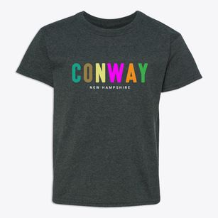 Conway New Hampshire Color Pop Youth T-shirt