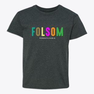 Folsom Pennsylvania Color Pop Youth T-shirt
