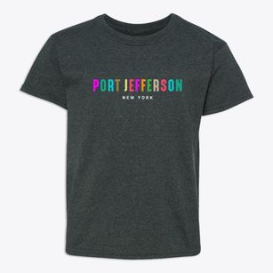 Port Jefferson New York Color Pop Youth T-shirt