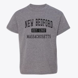 New Bedford Massachusetts Classic Established Youth T-shirt
