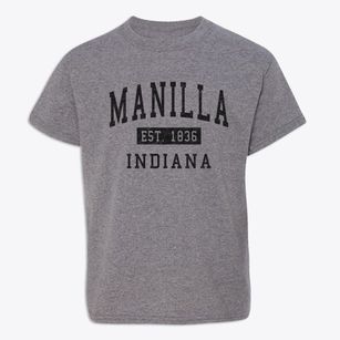 Manilla Indiana Classic Established Youth T-shirt