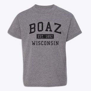 Boaz Wisconsin Classic Established Youth T-shirt