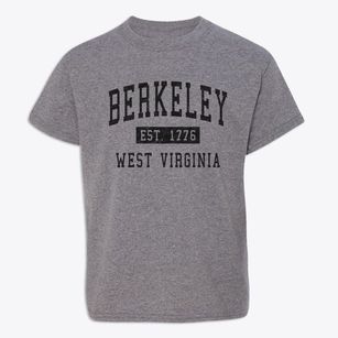 Berkeley West Virginia Classic Established Youth T-shirt