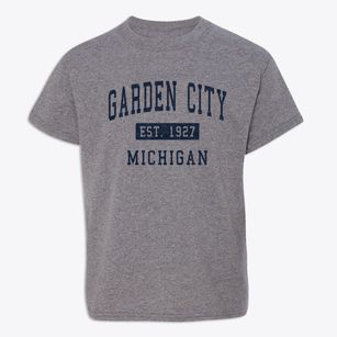 Garden City Michigan Classic Established Youth T-shirt