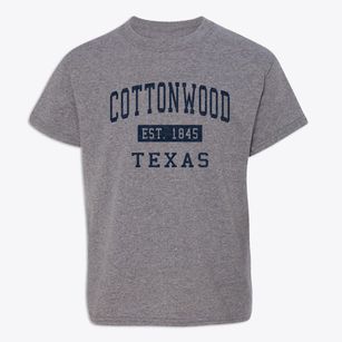 Cottonwood Texas Classic Established Youth T-shirt