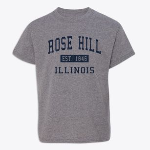 Rose Hill Illinois Classic Established Youth T-shirt