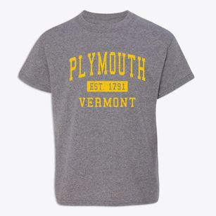 Plymouth Vermont Classic Established Youth T-shirt