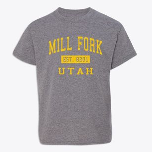 Mill Fork Utah Classic Established Youth T-shirt