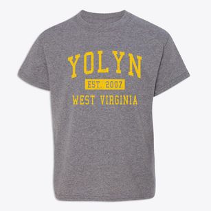 Yolyn West Virginia Classic Established Youth T-shirt