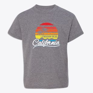 Mission Viejo California Palm Tree Sunset Youth T-shirt
