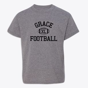 Grace Christian School Classic Football Youth T-shirt