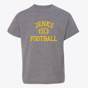 Jenks Junior High School Classic Football Youth T-shirt
