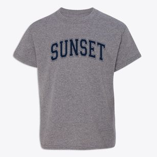 Sunset High School Varsity Arch Youth T-shirt