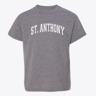 St Anthony Of Padua Parish Varsity Arch Youth T-shirt