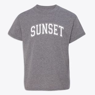 Sunset Elementary School Varsity Arch Youth T-shirt