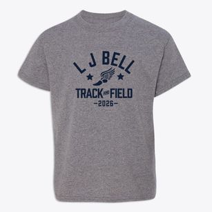 L J Bell Elementary School Track and Field Youth T-shirt