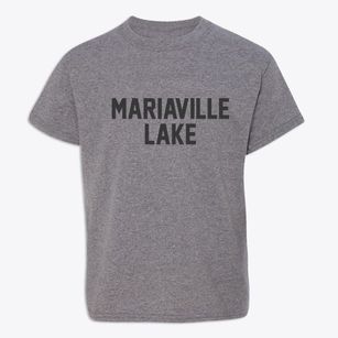 Mariaville Lake New York Classic Block Youth T-shirt