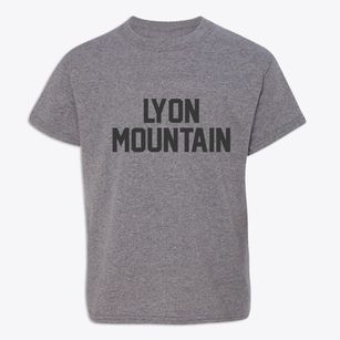 Lyon Mountain New York Classic Block Youth T-shirt