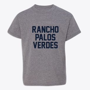 Rancho Palos Verdes California Classic Block Youth T-shirt