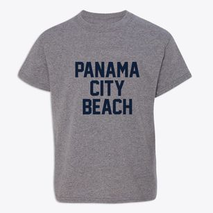 Panama City Beach Florida Classic Block Youth T-shirt